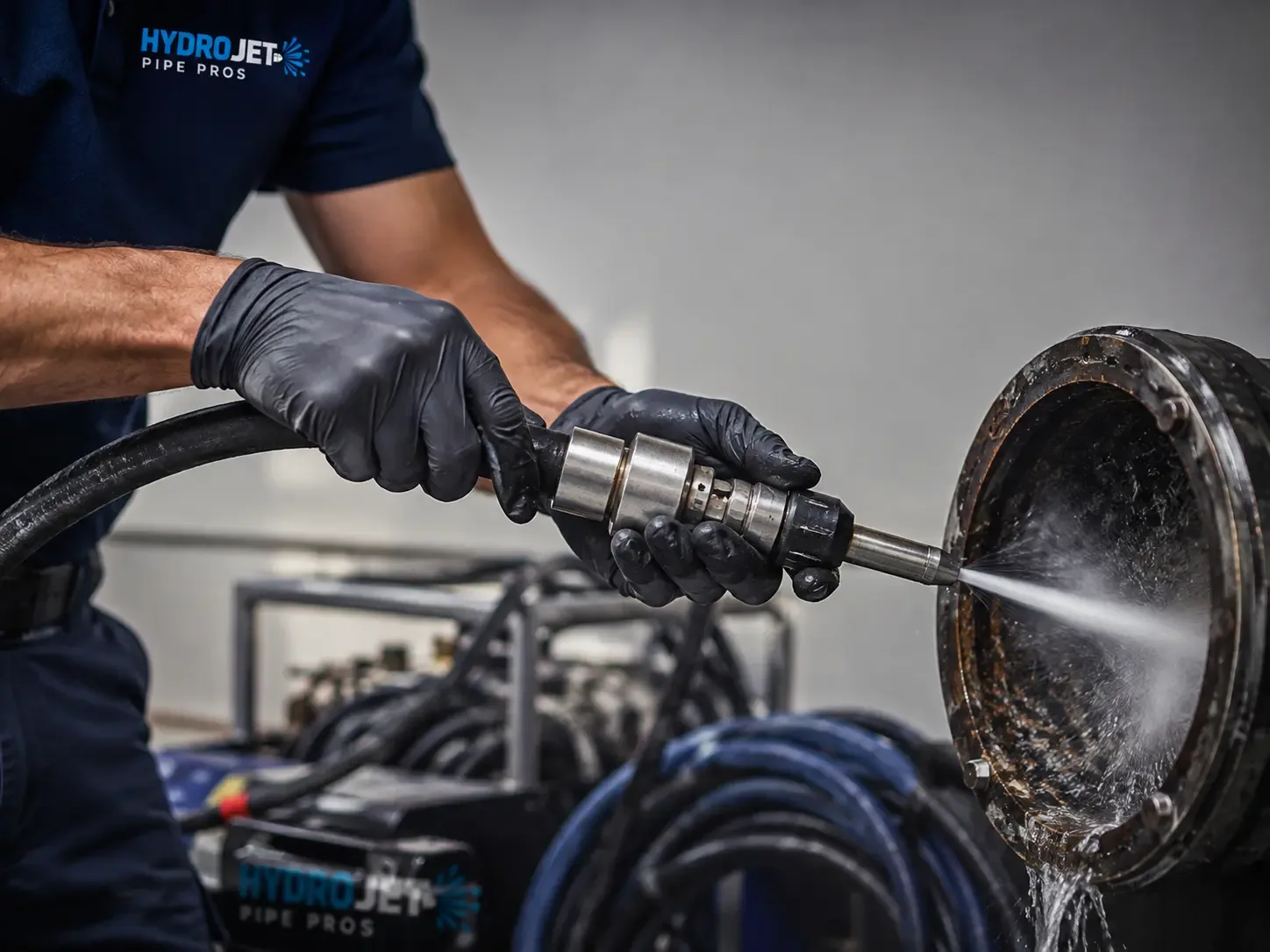 Hydro Jet Pipe Descaling in Longbranch, WA
